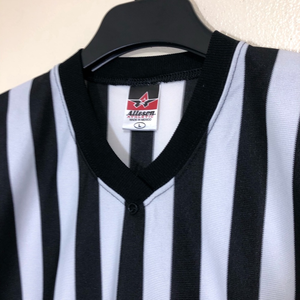 Alleson Referee Striped Athletic Shirt - Picture 2 of 3